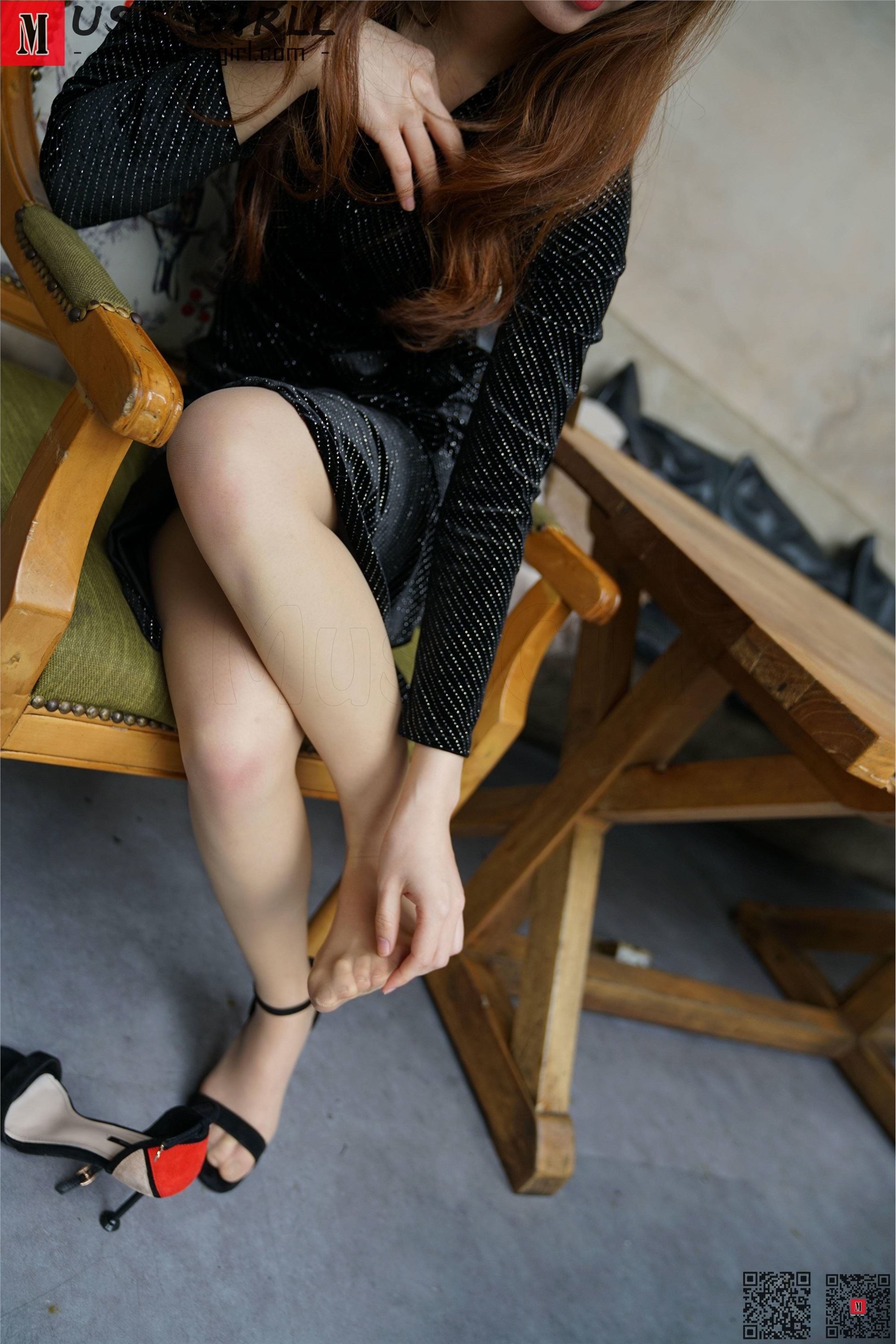 MussGirl慕丝女郎  NO.225 肉丝连衣裙凉高